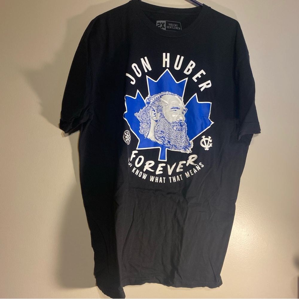 AEW  Violent Gentlemen Jon Huber Forever Tribute T-Shirt XXL Brodie Lee